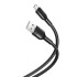 XO Καλώδιο 2.1Α USB-A σε Micro USB Μαύρο 1m (NB212)