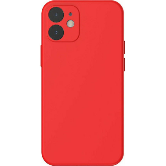 BASEUS LIQUID SILICA GEL CASE FOR IPHONE 12 MINI RED