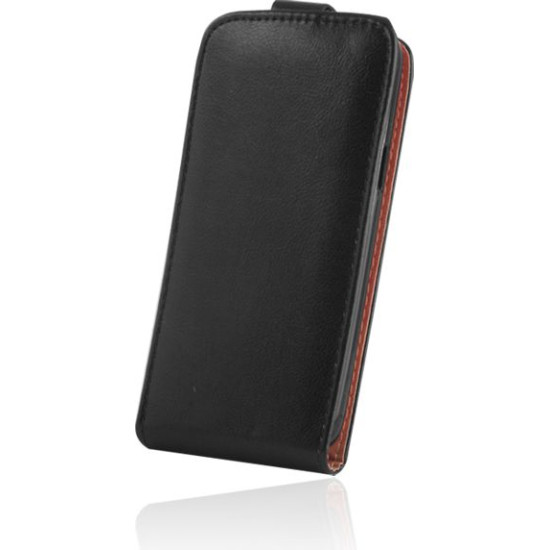 SLIGO PLUS LEATHER CASE FOR SAMSUNG J1 2015 BLACK