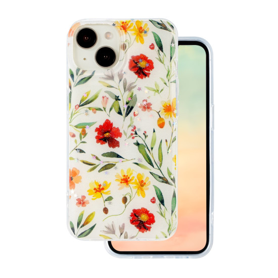 GLOW GLAM CASE GOR IPHONE 13 WHITE