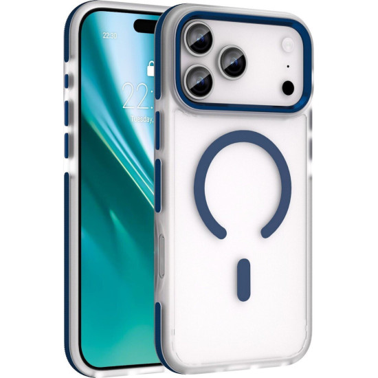 ETTERI ICY MAGSAFE CASE FOR IPHONE 17 PRO MAX BLUE