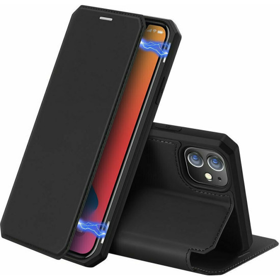 DUX DUCIS SKIN X BOOK CASE FOR IPHONE 12 PRO MAX BLACK