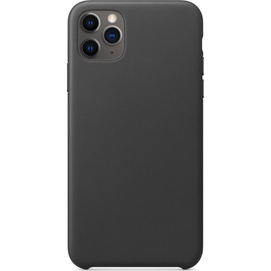 ECO LEATHER BACK CASE FOR IPHONE 11 PRO BLACK