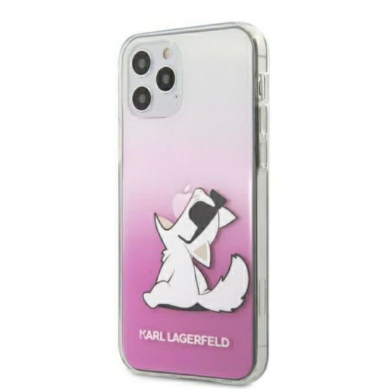 KARL LAGERFELD CHOUPETTE FUN BACK COVER FOR IPHONE 12 / 12 PRO PINK KARL LAGERFELD CHOUPETTE FUN BACK COVER FOR IPHONE 12 / 12 PRO PINK