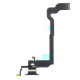 Θύρα φόρτισης (charge connector) με flex καλώδιο για iPhone X μαύρο Θύρα φόρτισης (charge connector) με flex καλώδιο για iPhone X μαύρο