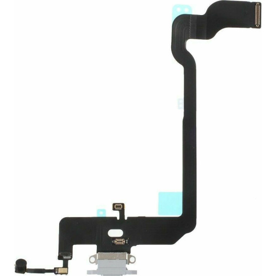 Θύρα φόρτισης (charge connector) με flex καλώδιο για iPhone XS Max λευκό