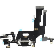 Θύρα φόρτισης (charge connector) με flex καλώδιο για iPhone 11 μαύρο