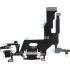 Θύρα φόρτισης (charge connector) με flex καλώδιο για iPhone 11 μαύρο