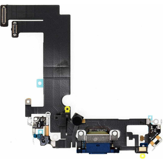 Θύρα φόρτισης (charge connector) με flex καλώδιο για iPhone 12 Mini μαύρο