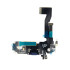 Θύρα φόρτισης (charge connector) με flex καλώδιο για iPhone 12 / 12 Pro μαύρο