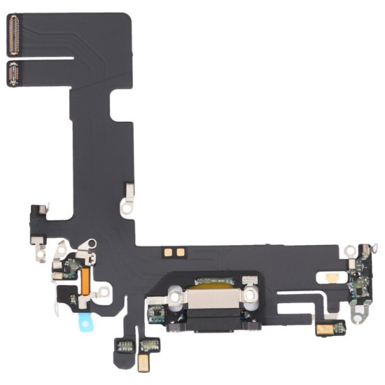 Θύρα φόρτισης (charge connector) με flex καλώδιο για iPhone 13 μαύρο Θύρα φόρτισης (charge connector) με flex καλώδιο για iPhone 13 μαύρο