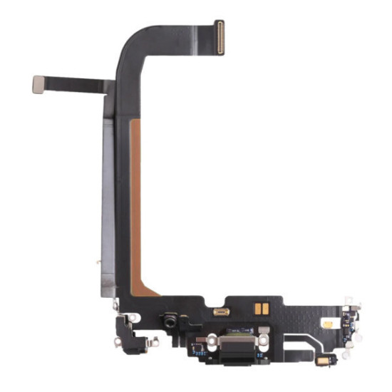 Θύρα φόρτισης (charge connector) με flex καλώδιο για iPhone 13 Pro Max μαύρο Θύρα φόρτισης (charge connector) με flex καλώδιο για iPhone 13 Pro Max μαύρο