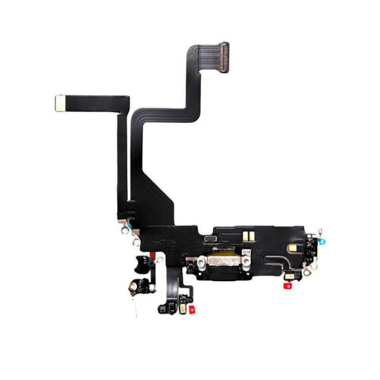 Θύρα φόρτισης (charge connector) με flex καλώδιο για iPhone 14 Pro μαύρο Θύρα φόρτισης (charge connector) με flex καλώδιο για iPhone 14 Pro μαύρο