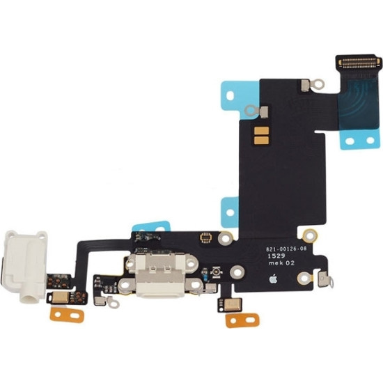 Θύρα φόρτισης (charge connector) με flex καλώδιο για iPhone 6 Plus λευκό Θύρα φόρτισης (charge connector) με flex καλώδιο για iPhone 6 Plus λευκό