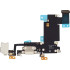 Θύρα φόρτισης (charge connector) με flex καλώδιο για iPhone 6 Plus λευκό