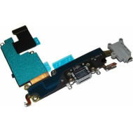 Θύρα φόρτισης (charge connector) με flex καλώδιο για iPhone 6 Plus μαύρο