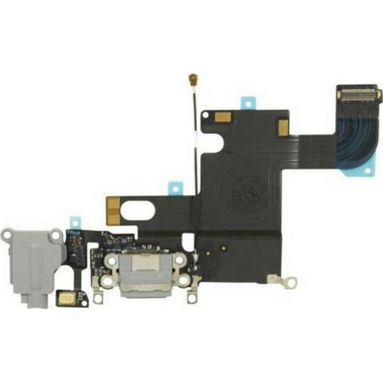 Θύρα φόρτισης (charge connector) με flex καλώδιο για iPhone 6 μαύρο Θύρα φόρτισης (charge connector) με flex καλώδιο για iPhone 6 μαύρο