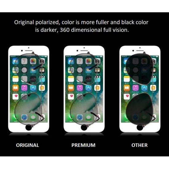 Premium Οθόνη LTPS LCD & Μηχανισμός Αφής για Apple iPhone 7 μαύρο (3M reflector film & original polarizer) Premium Οθόνη LTPS LCD & Μηχανισμός Αφής για Apple iPhone 7 μαύρο (3M reflector film & original polarizer)