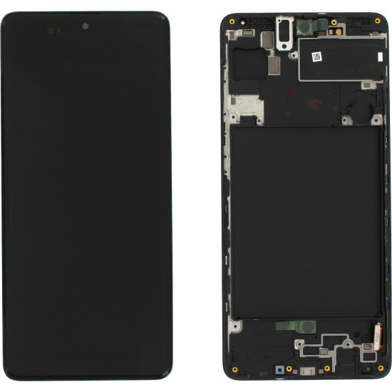 OLED Οθόνη LCD με Πλαίσιο & Μηχανισμός Αφής για Samsung Galaxy A71 SM-A715 μαύρο OLED Οθόνη LCD με Πλαίσιο & Μηχανισμός Αφής για Samsung Galaxy A71 SM-A715 μαύρο