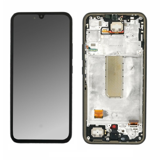 OLED Οθόνη LCD με Πλαίσιο & Μηχανισμός Αφής για Samsung Galaxy A34 5G SM-A346 μαύρο OLED Οθόνη LCD με Πλαίσιο & Μηχανισμός Αφής για Samsung Galaxy A34 5G SM-A346 μαύρο