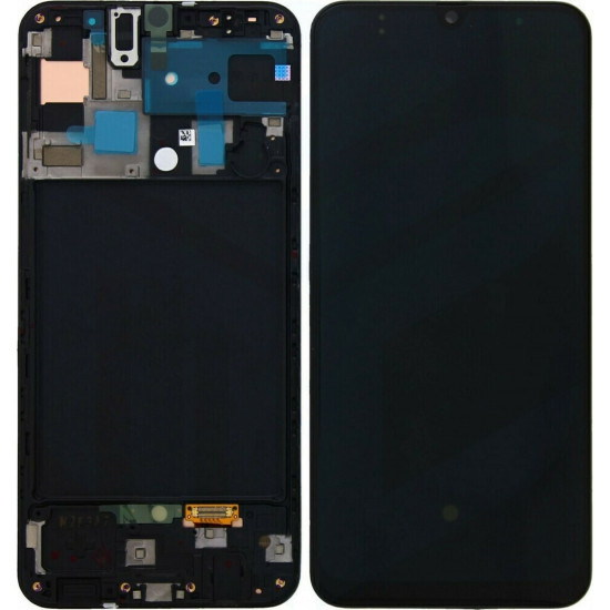 OLED Οθόνη LCD με Πλαίσιο & Μηχανισμός Αφής για Samsung Galaxy A50 SM-A505 μαύρο OLED Οθόνη LCD με Πλαίσιο & Μηχανισμός Αφής για Samsung Galaxy A50 SM-A505 μαύρο