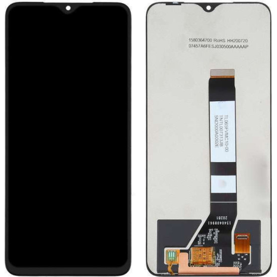 Οθόνη LCD & Μηχανισμός Αφής για Xiaomi Redmi 9T / Poco M3 μαύρο Οθόνη LCD & Μηχανισμός Αφής για Xiaomi Redmi 9T / Poco M3 μαύρο